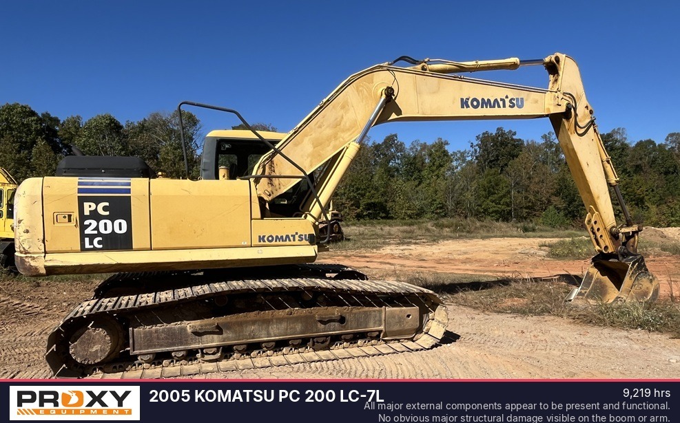 2005 KOMATSU PC 200 LC-7L in Greensboro, NC