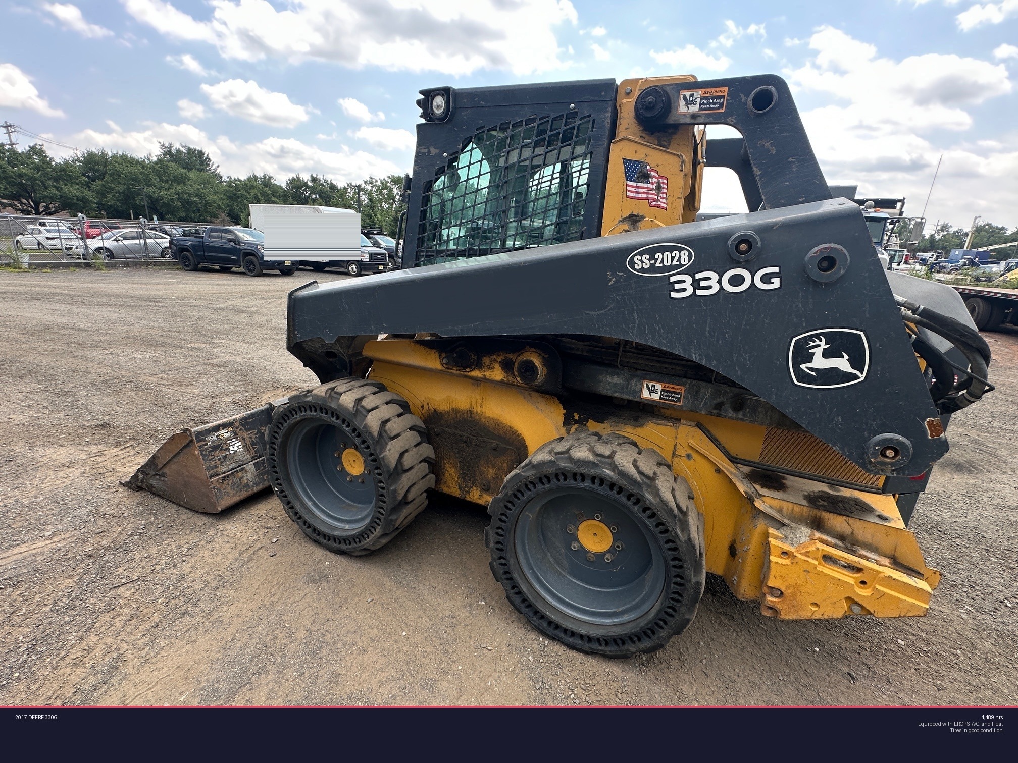 2017 DEERE 330G in Trenton, NJ