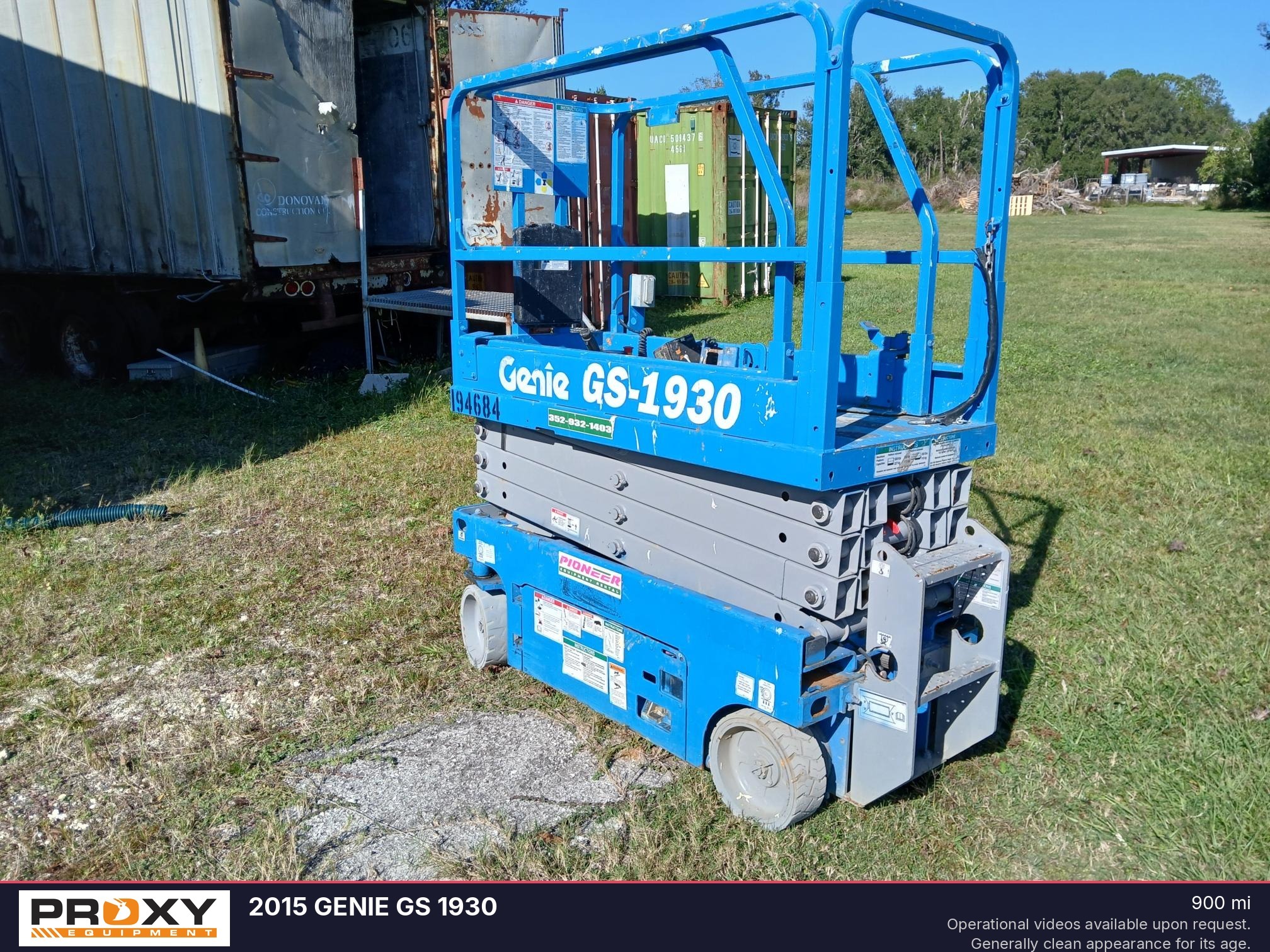 2015 GENIE GS 1930 in Orlando, FL