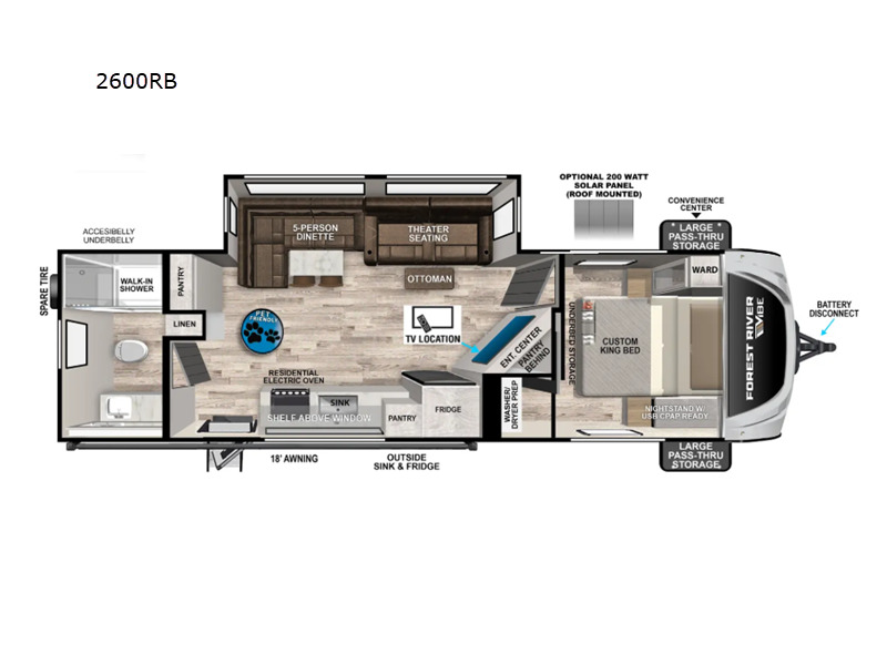 2025 Forest River Rv Vibe 2600RB in kingston NH