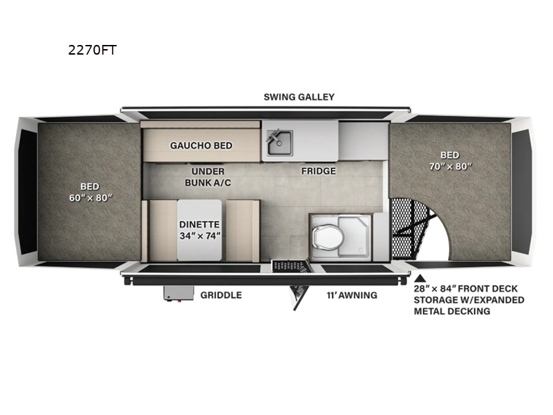 2027 Forest River Rv Rockwood Freedom Series 2270FT in waller TX