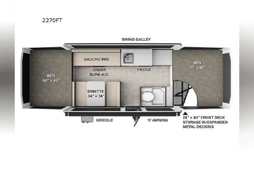 2027 Forest River Rv Rockwood Freedom Series 2270FT in waller TX