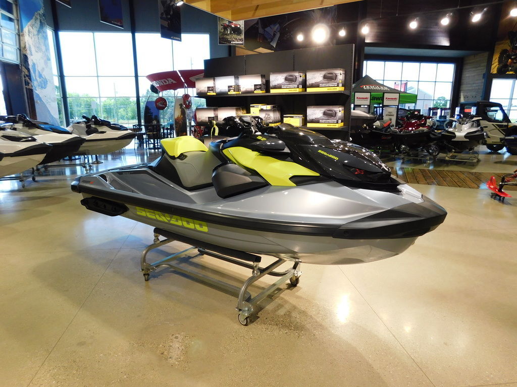 2024 Sea-Doo RXP®-X® 325 iBR Ice Metal/Green Tech, BRP Premium Aud X 325 in Kalamazoo, MI