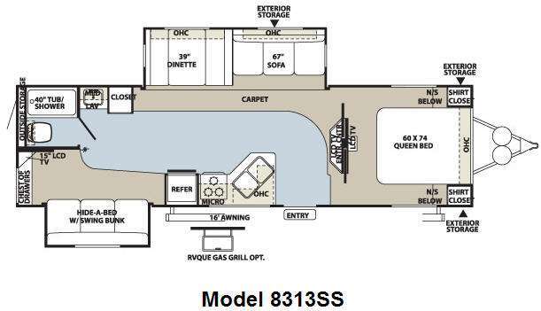 2010 Forest River Rv Rockwood Signature Ultra Lite 8313SS in albertville MN