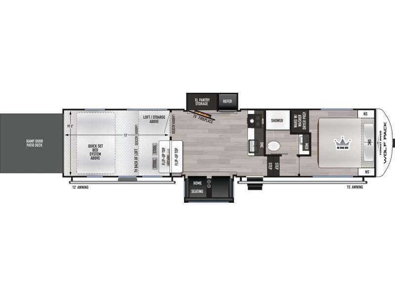2027 Forest River Rv Cherokee Wolf Pack 290PACK13 in bunker hill IN