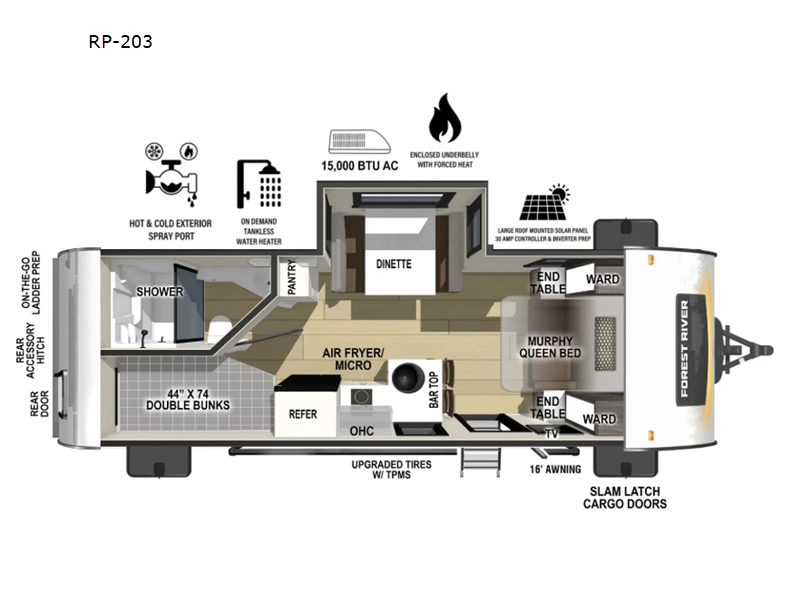 2027 Forest River Rv R Pod RP-203 in middlebury IN