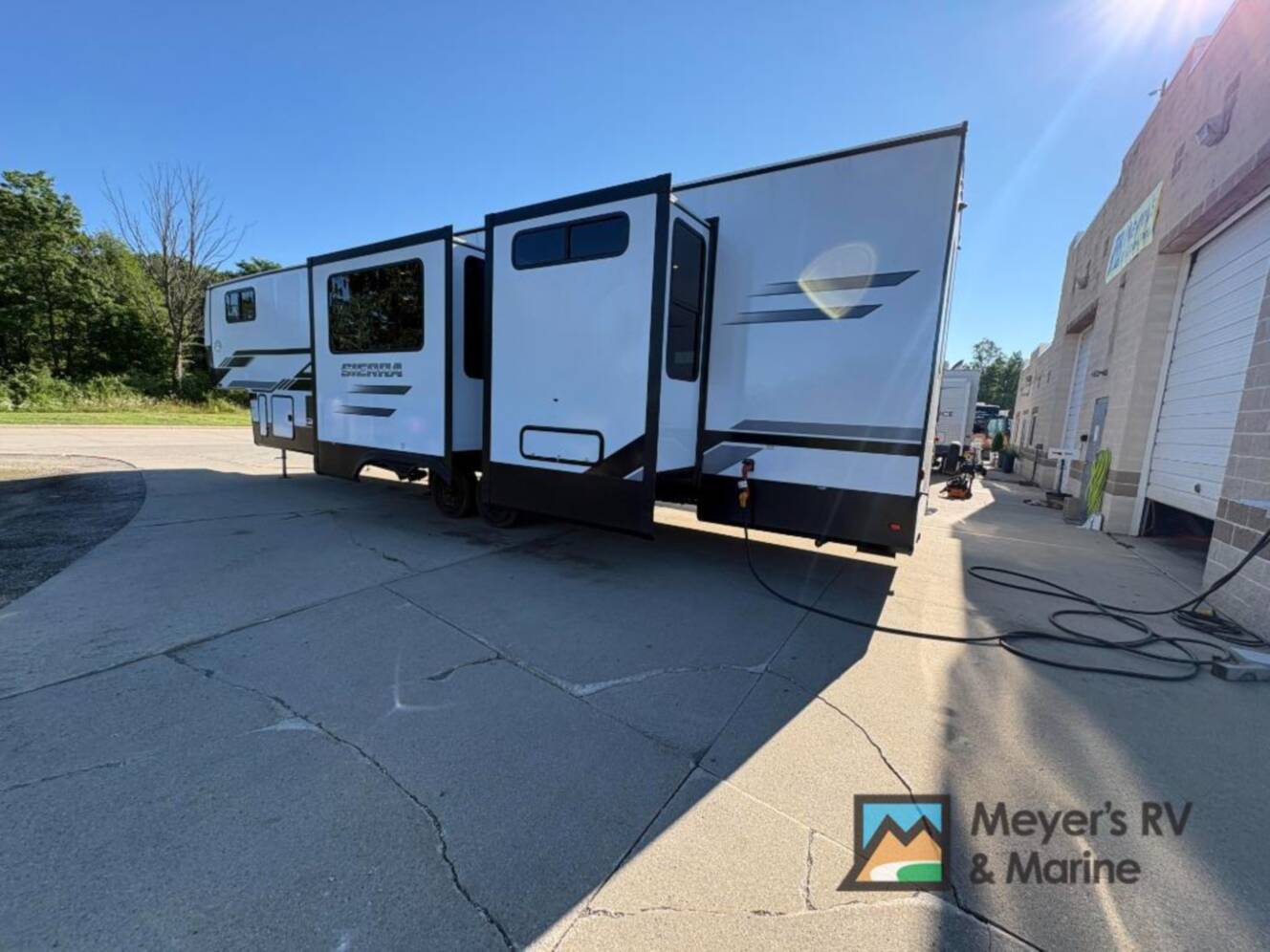 A photo of this 2027 Forest River Rv Sierra 3710HBFB