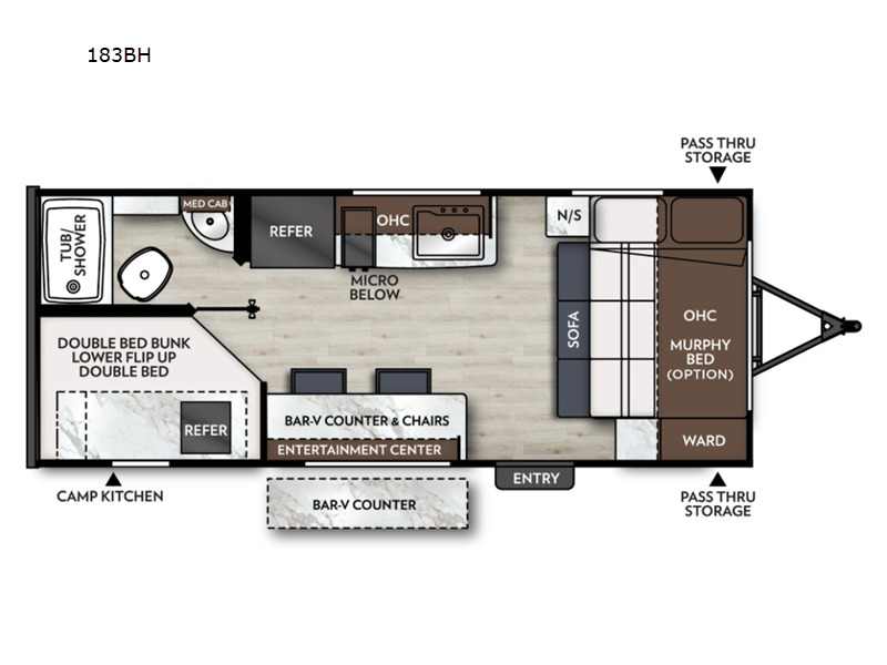 2027 Coachmen Rv Apex Nano 183BH in grand terrace CA