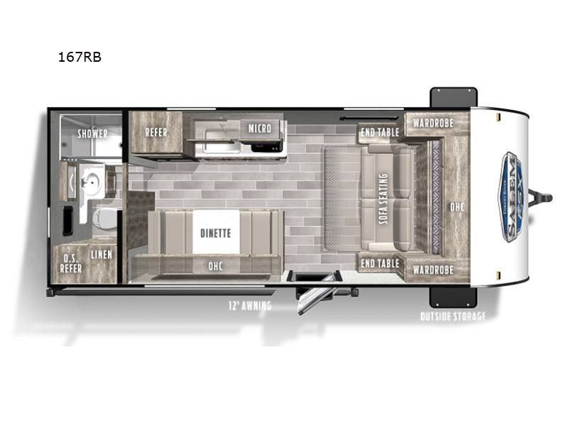 2022 Forest River Rv Wildwood FSX 167RB in aumsville OR