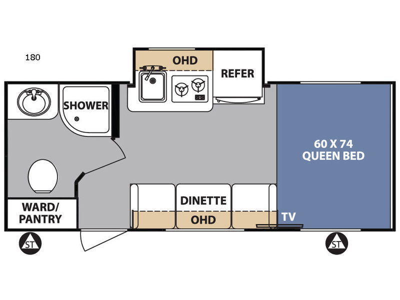 A photo of this 2017 Forest River Rv R Pod M-180