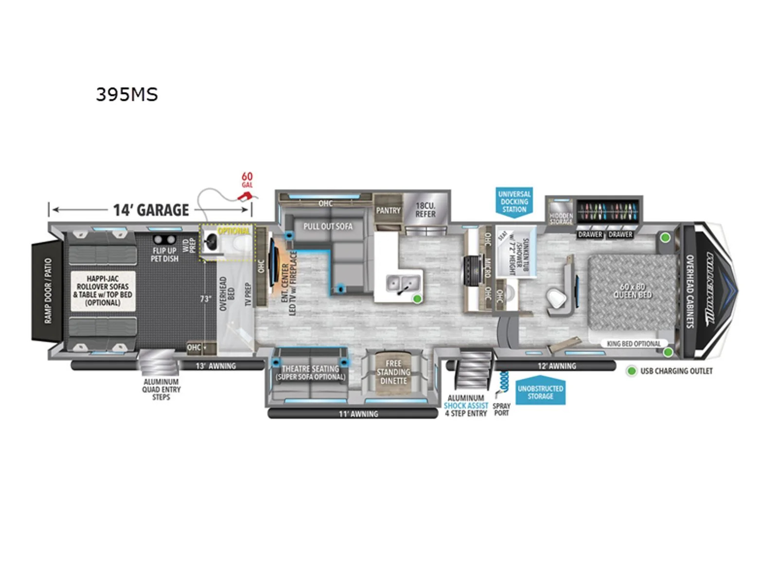 2023 Grand Design Rv Momentum M-Class 395MS in north logan UT