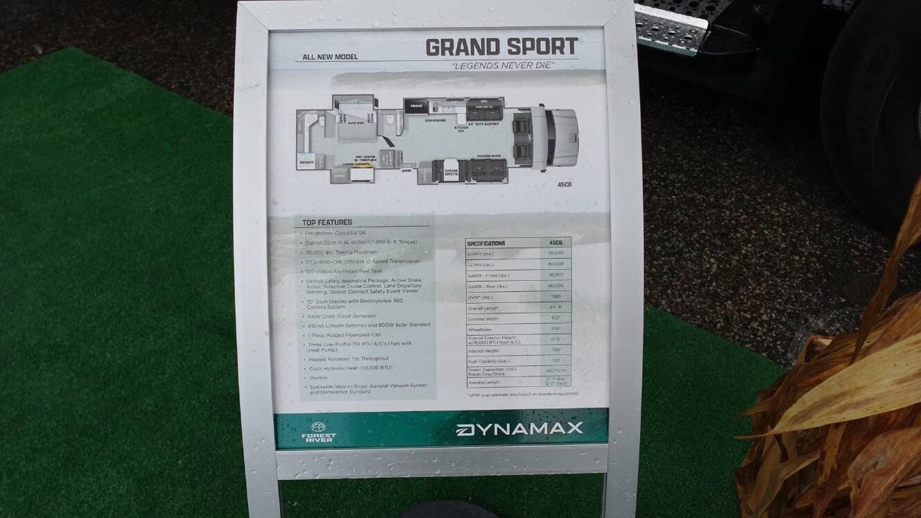 A photo of this 2027 Dynamax GRAND SPORT 45CB