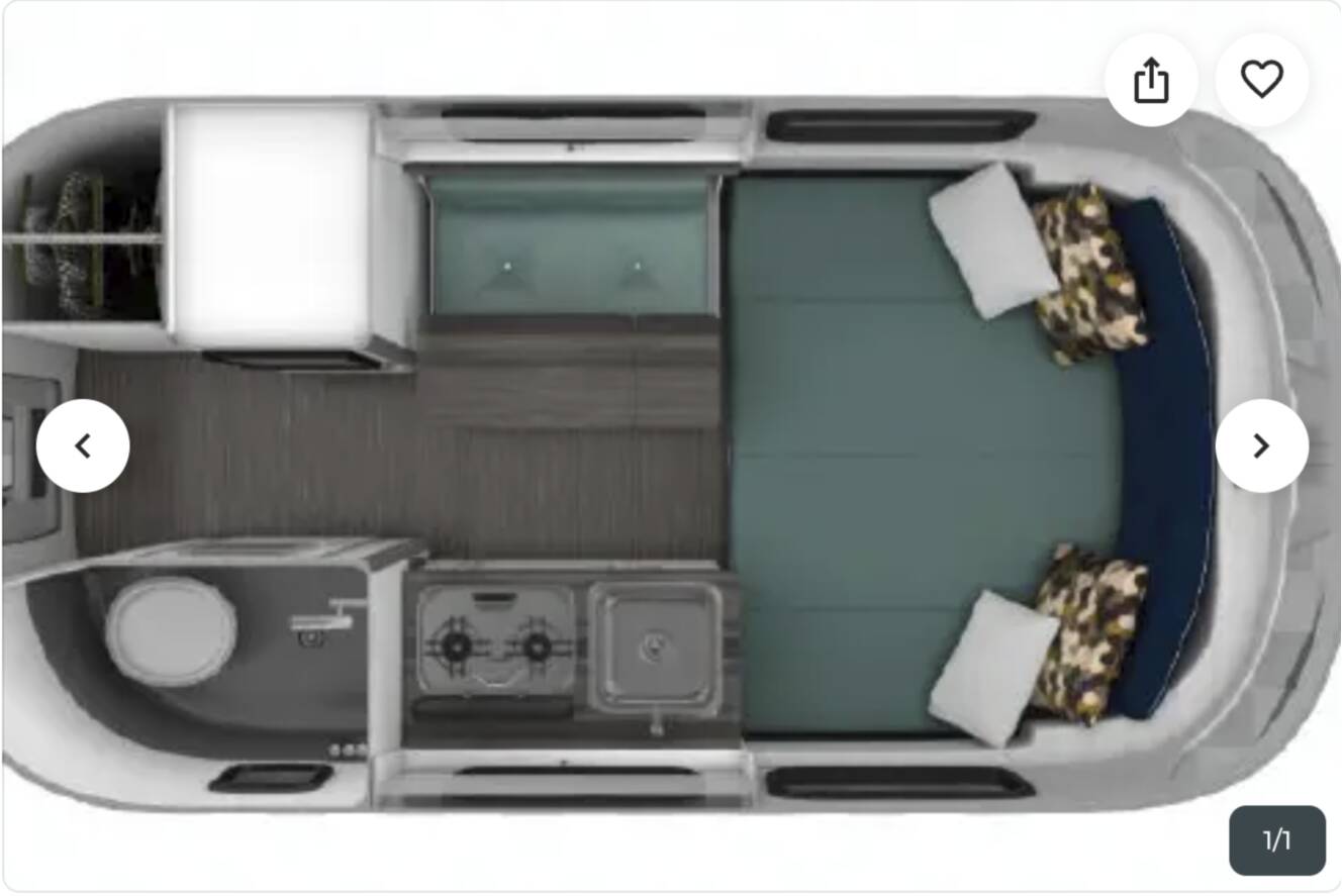A photo of this 2020 Airstream NEST 16FB PREMIER