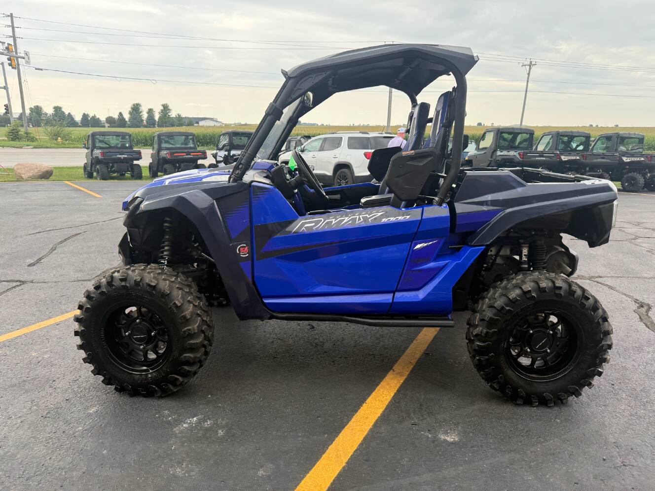 A photo of this 2023 Yamaha Wolverine RMAX2 1000 Sport