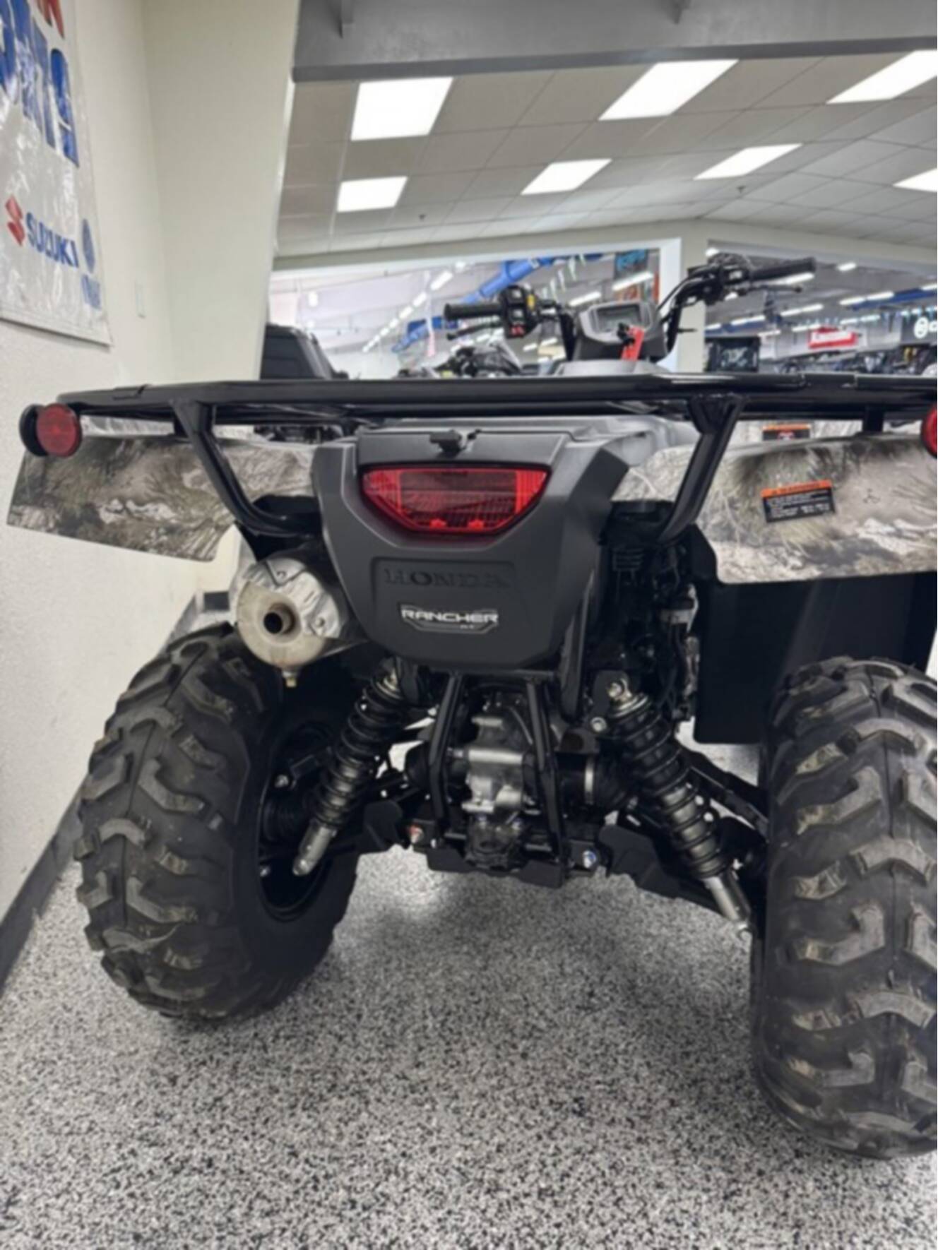 A photo of this 2026 Honda Fourtrax Rancher 4X4 Automatic DCT IRS EPS Truetim