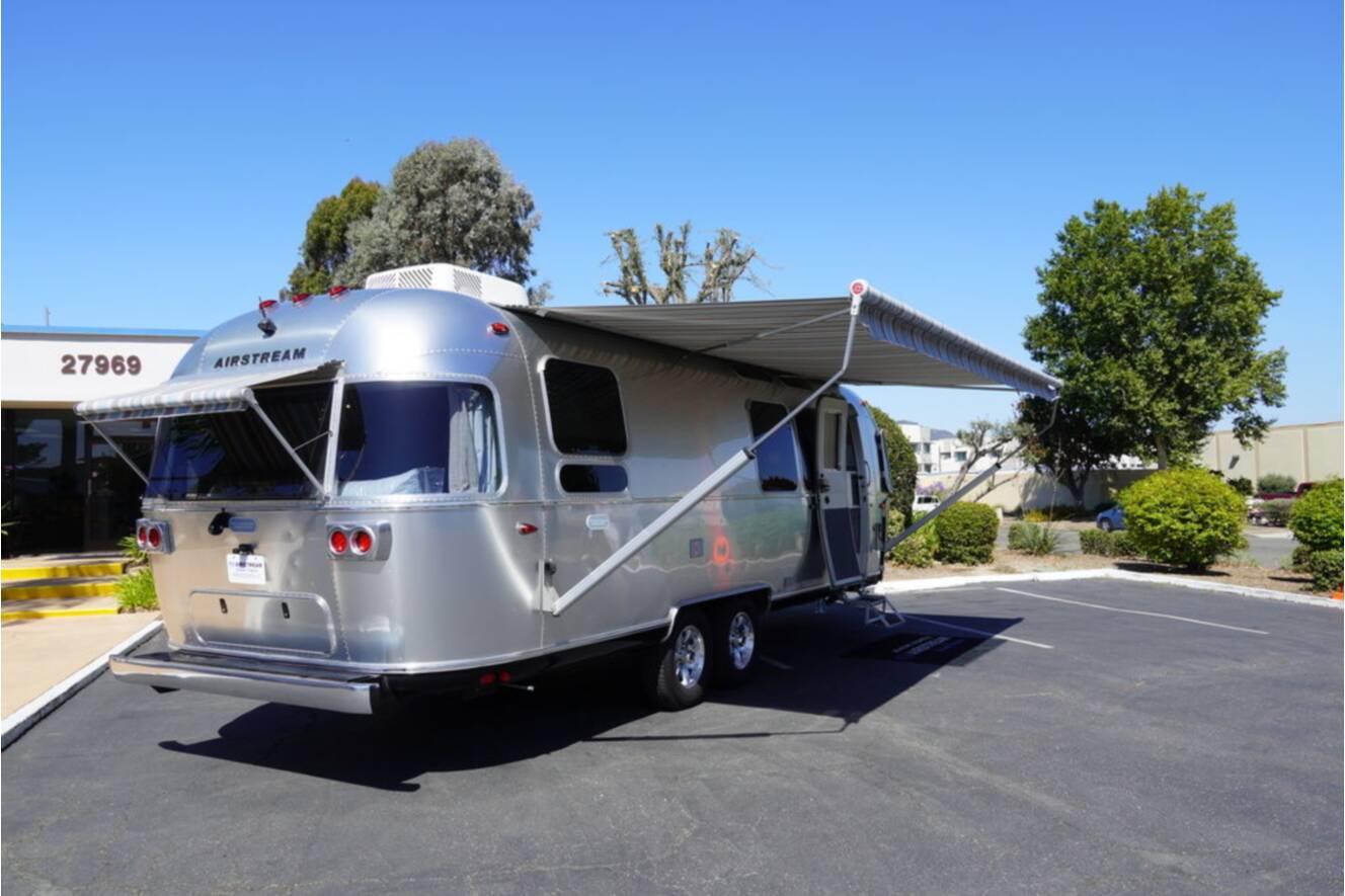 A photo of this 2022 Airstream Pottery Barn® 28RB Twin