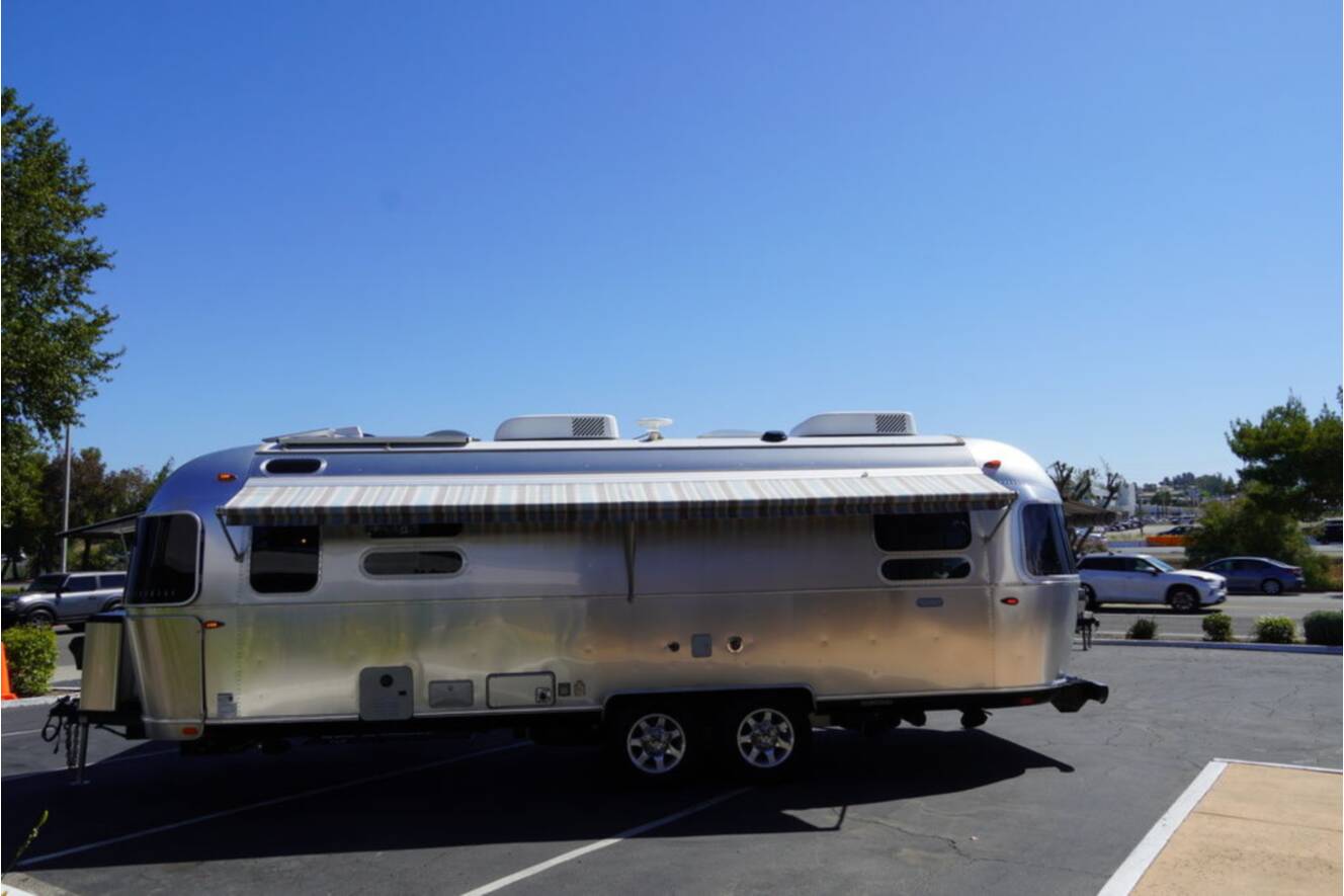 A photo of this 2022 Airstream Pottery Barn® 28RB Twin