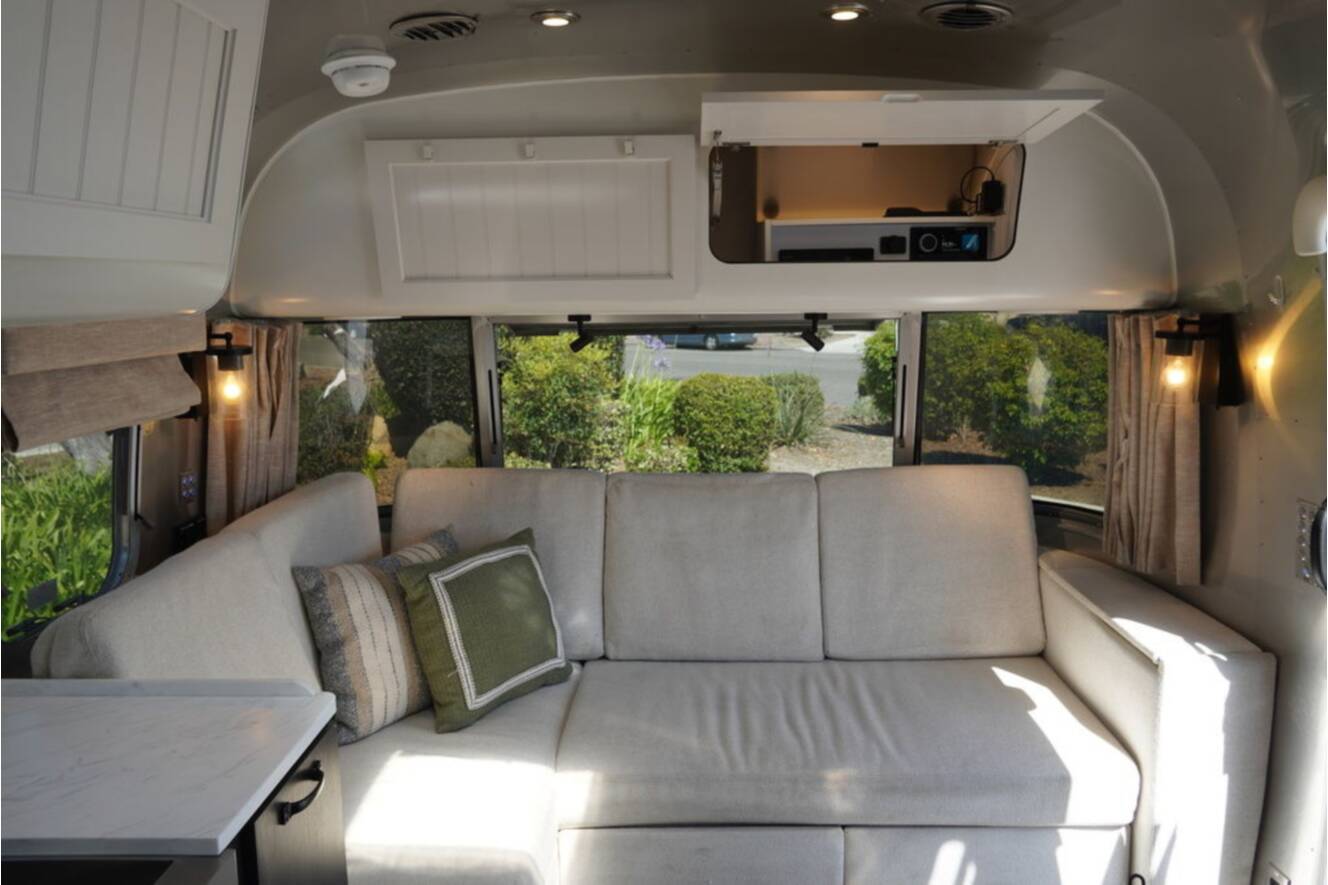 A photo of this 2022 Airstream Pottery Barn® 28RB Twin