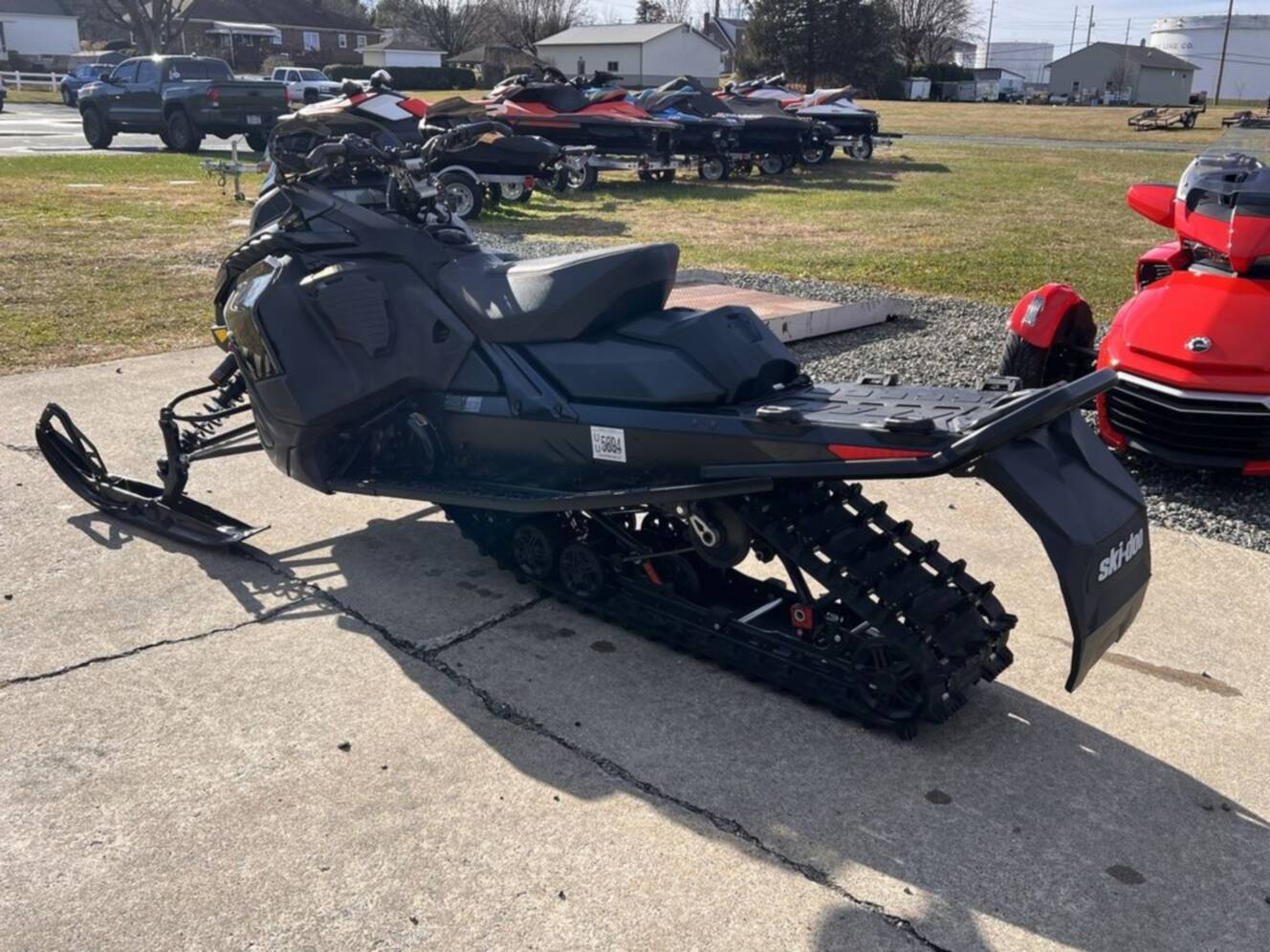 A photo of this 2025 Ski-Doo Renegade® X-RS® 900 ACE Turbo R Ice R. XT 1.5 Std_7.2