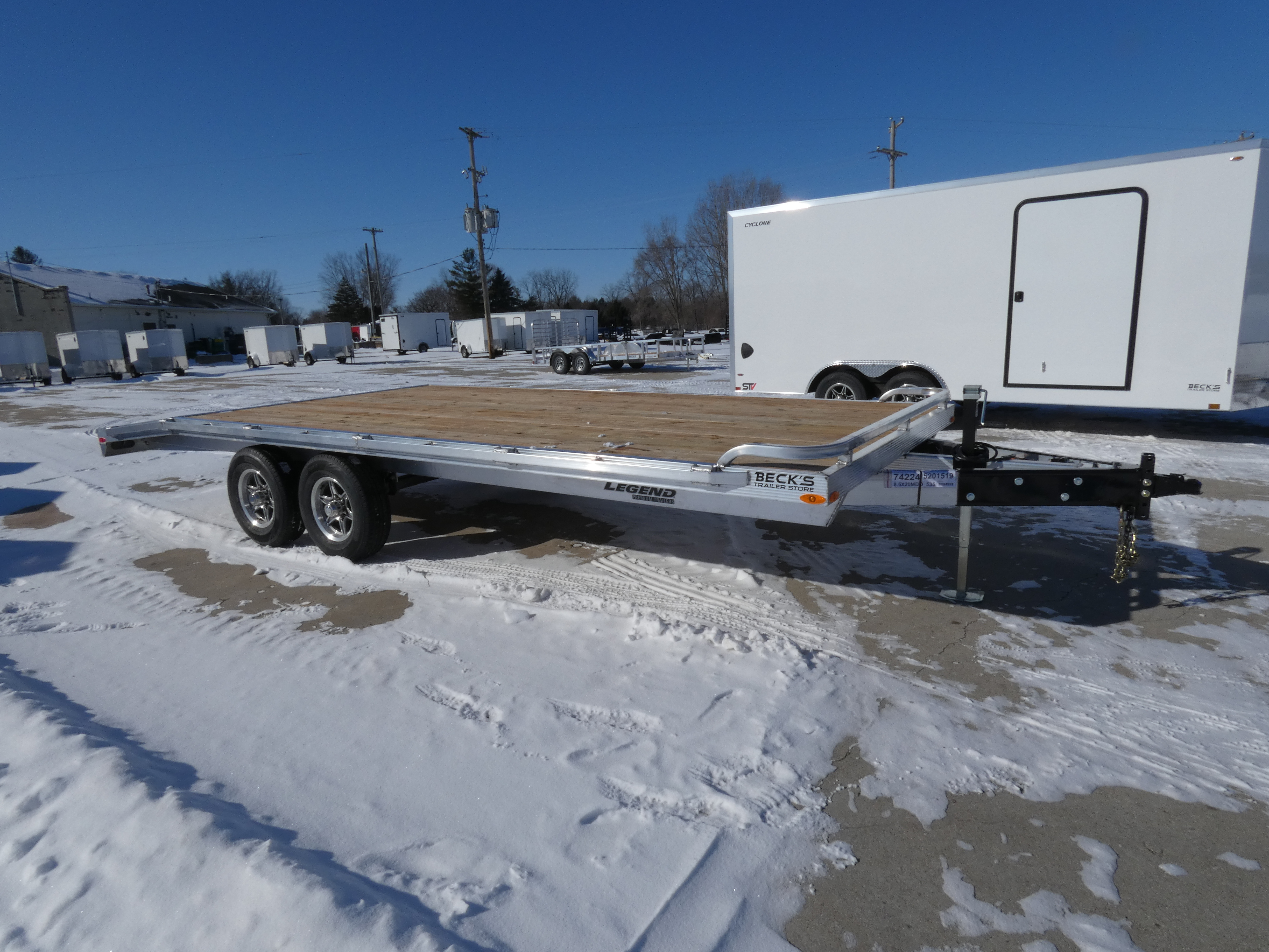 2026 Legend Trailers 8.5' x 20' Aluminum Deckover Equipment Trailer for Sale in Saint Johns, MI