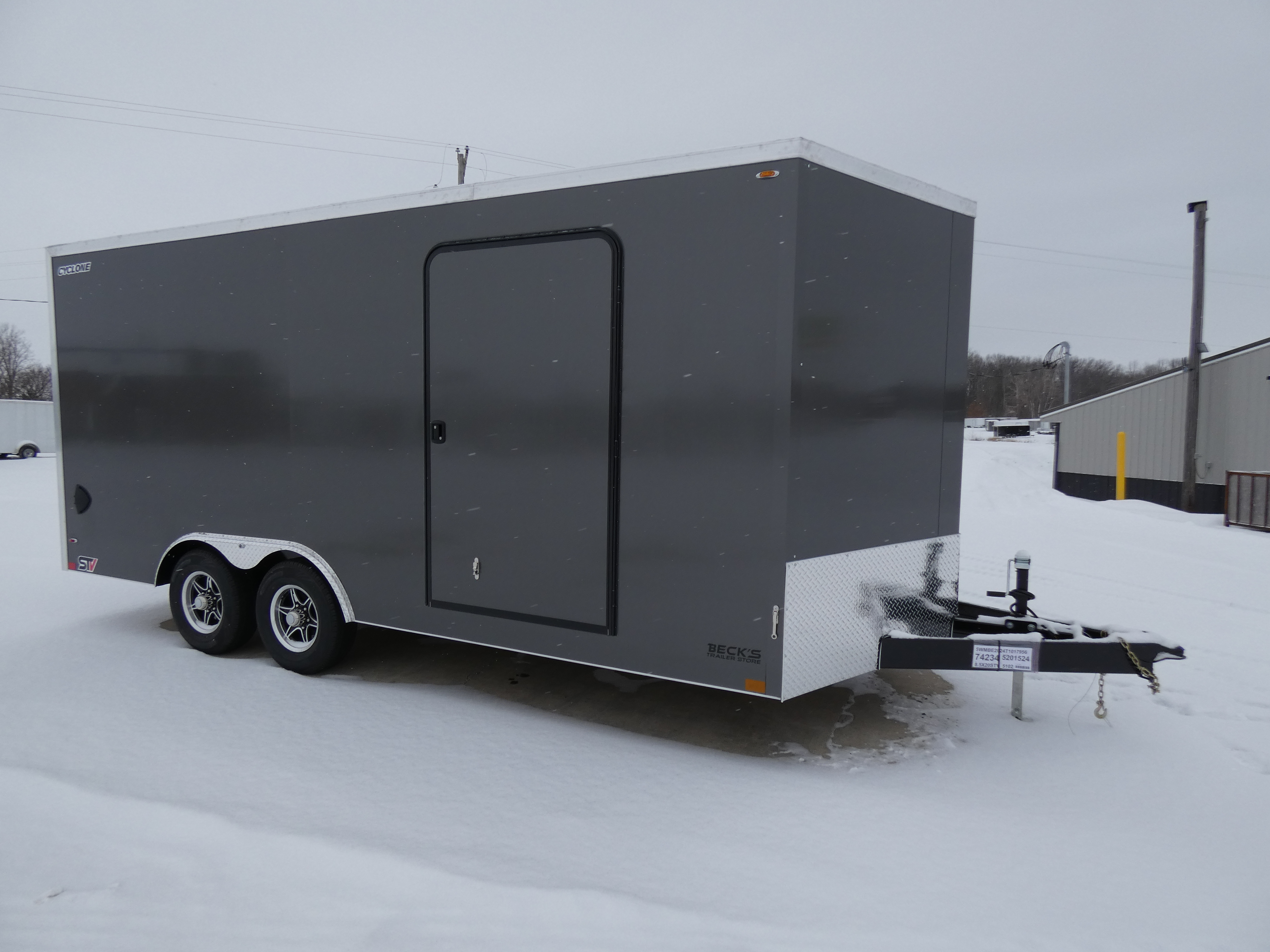 2026 Legend Trailers Cyclone V-Nose 8.5' x 20' Enclosed Car Hauler Trailer f in Saint Johns, MI