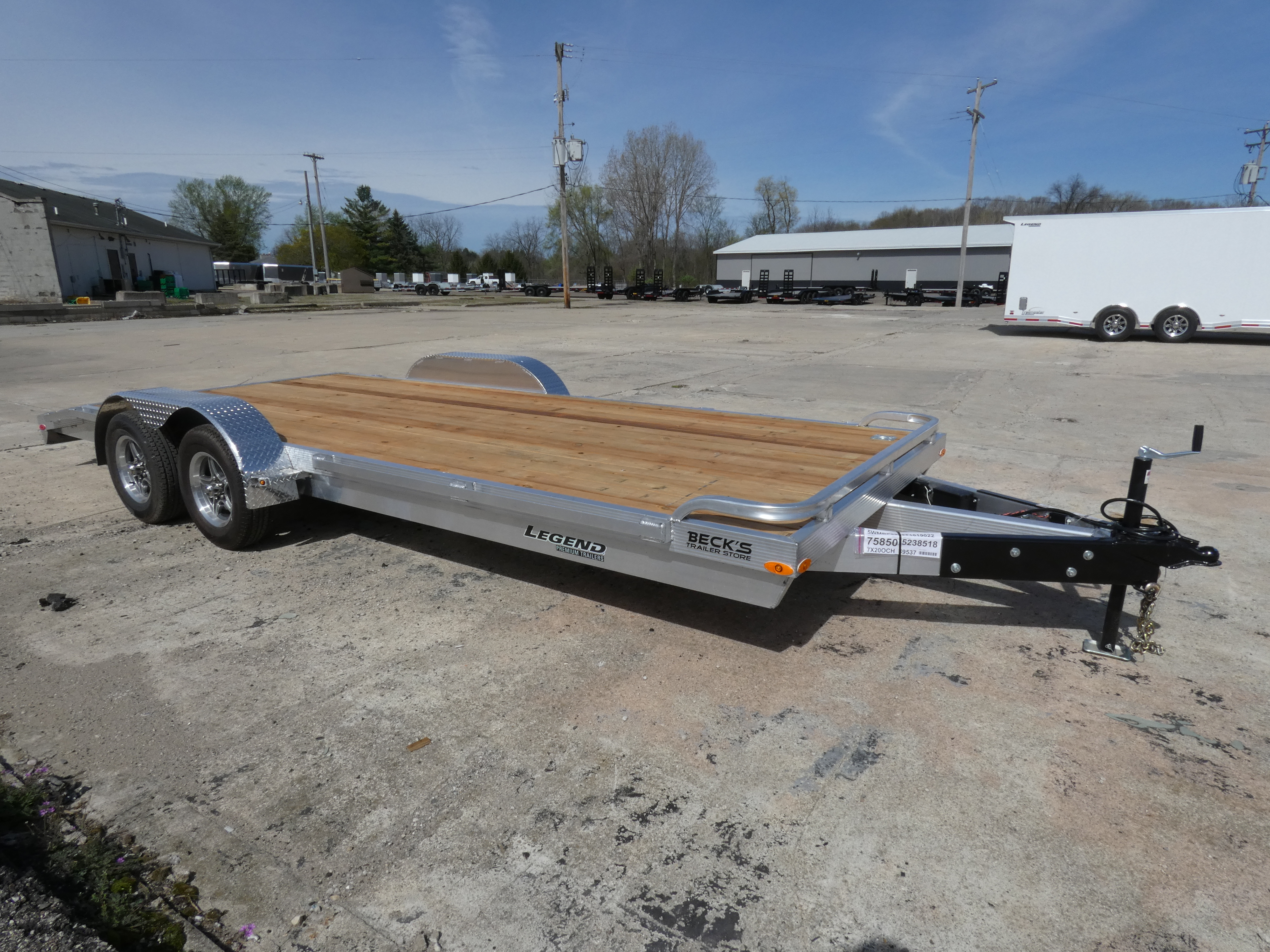 2026 Legend Trailers Legend 7' x 20' Aluminum Open Car Hauler for Sale - Fle in Saint Johns, MI