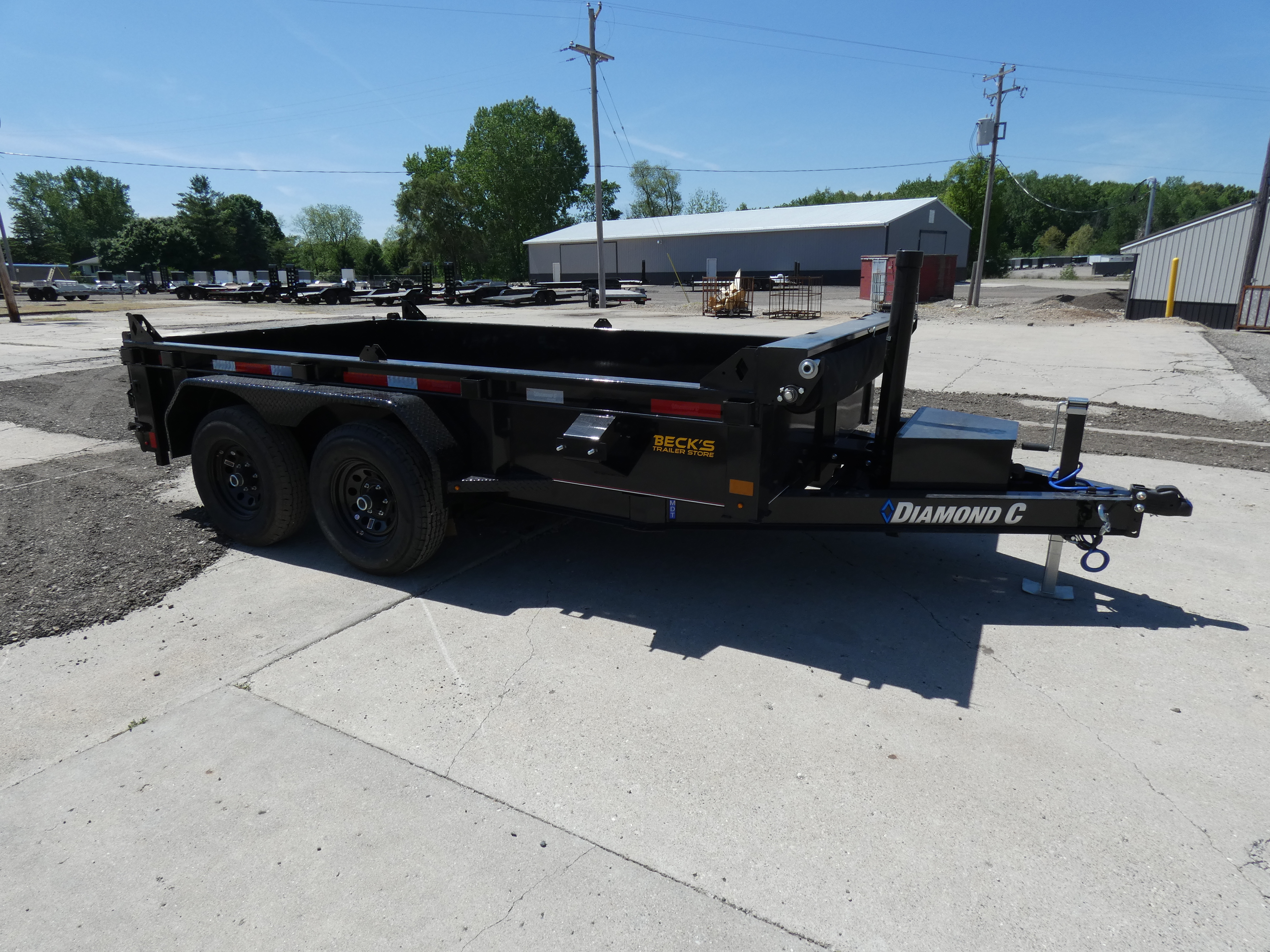 2026 Diamond C Trailer MFG. MDT 6.5' x 12' Low Profile Dump Trailer For Sale - Flex in Saint Johns, MI
