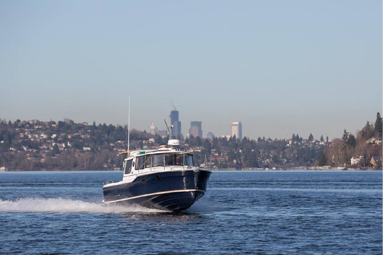 A photo of this 2027 Ranger Tugs R-23
