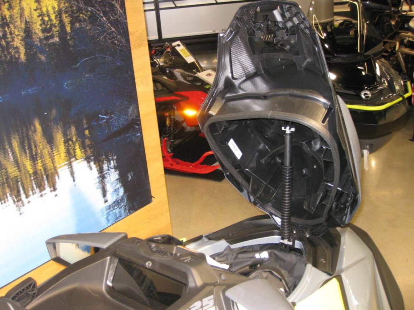 A photo of this 2025 Sea-Doo RXP-X 325 Tech, BRP Premium A, iBR Ice Metal / Manta