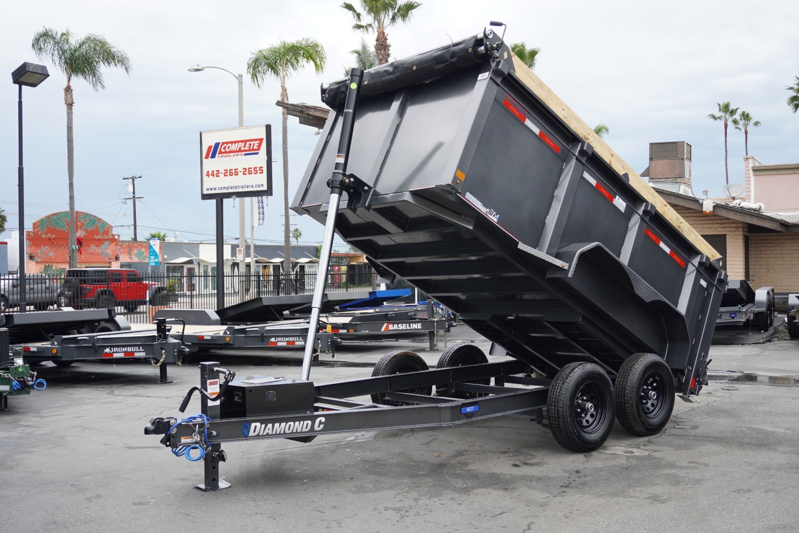 2027 Diamond C MDT 206 12x77 10K GVWR TELESCOPIC JUNK REMOVAL DUMP TRA in Oceanside, CA