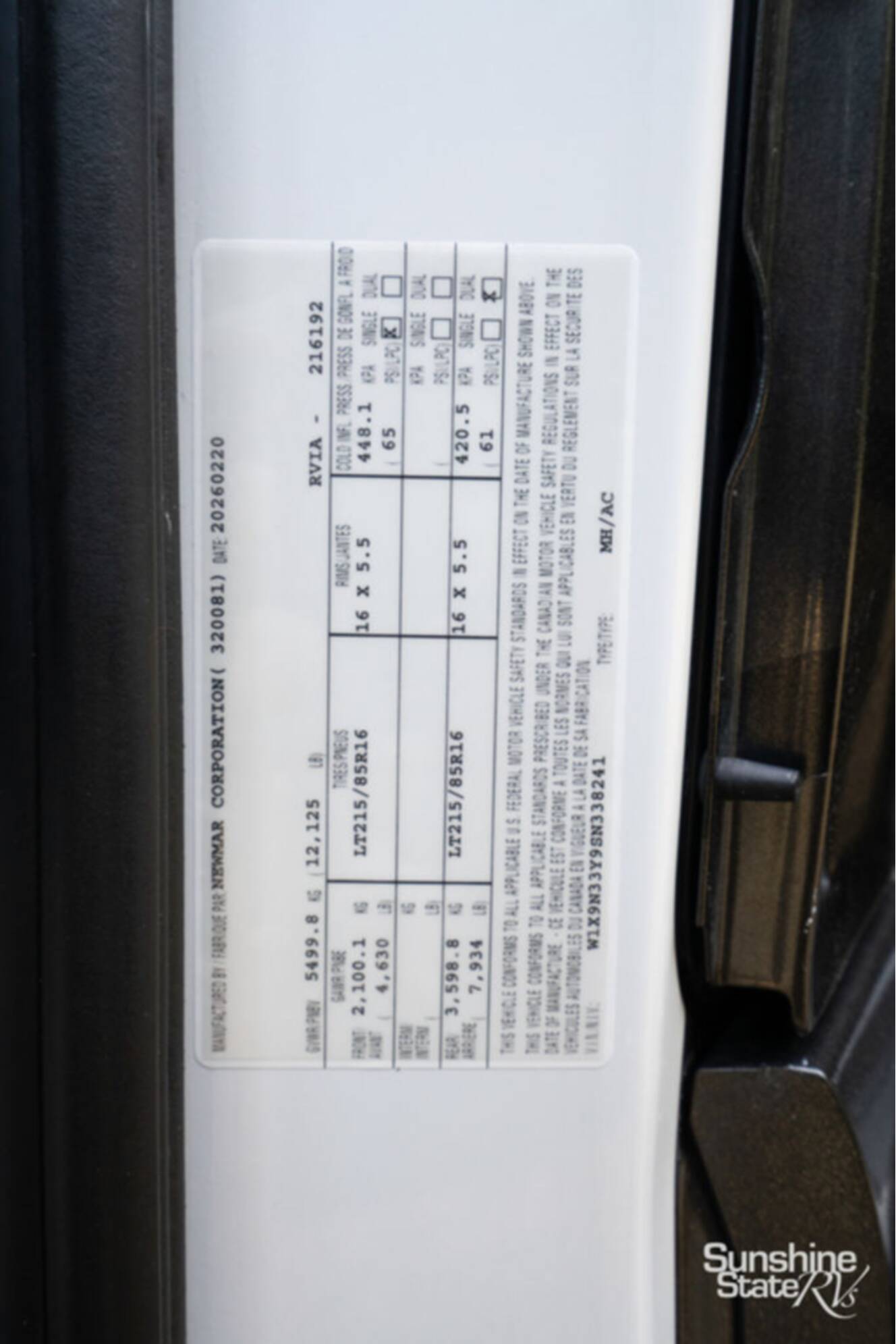 A photo of this 2026 Newmar Freedom Aire 2515 Std