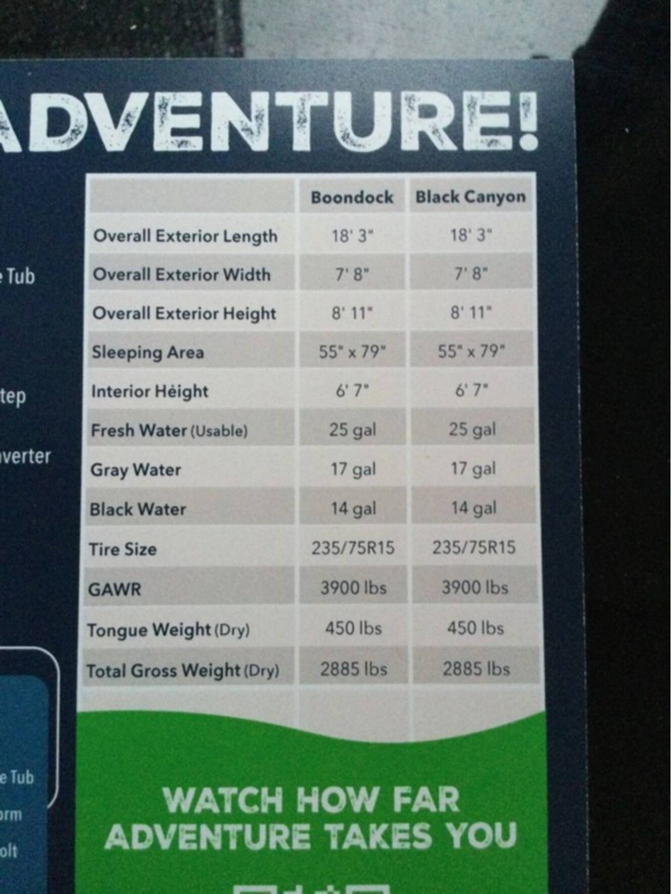A photo of this 2026 Nucamp TAB 400 Black Canyon