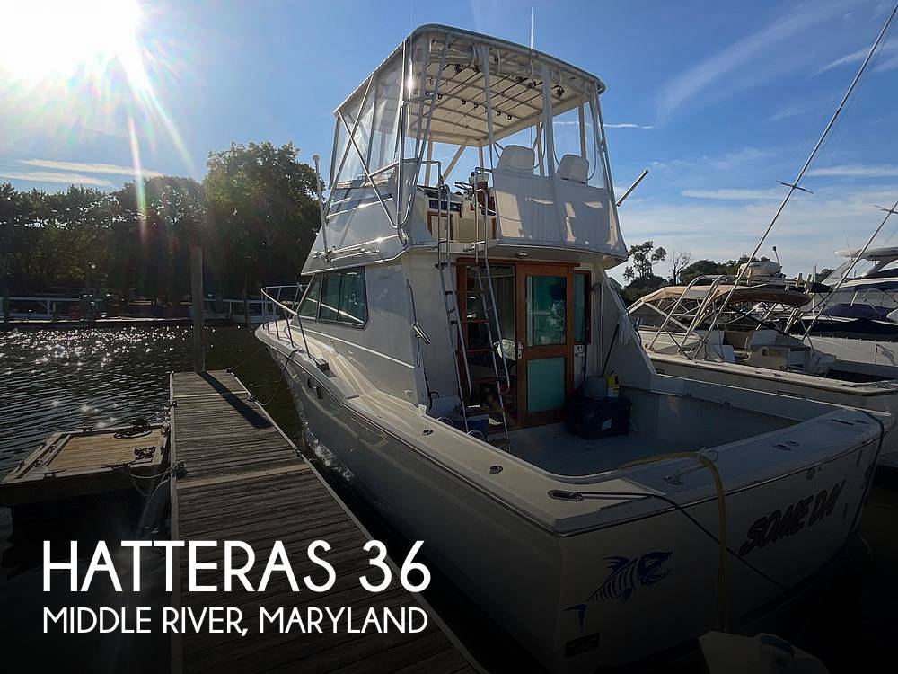 1985 Hatteras 36 Convertible in middle river MD