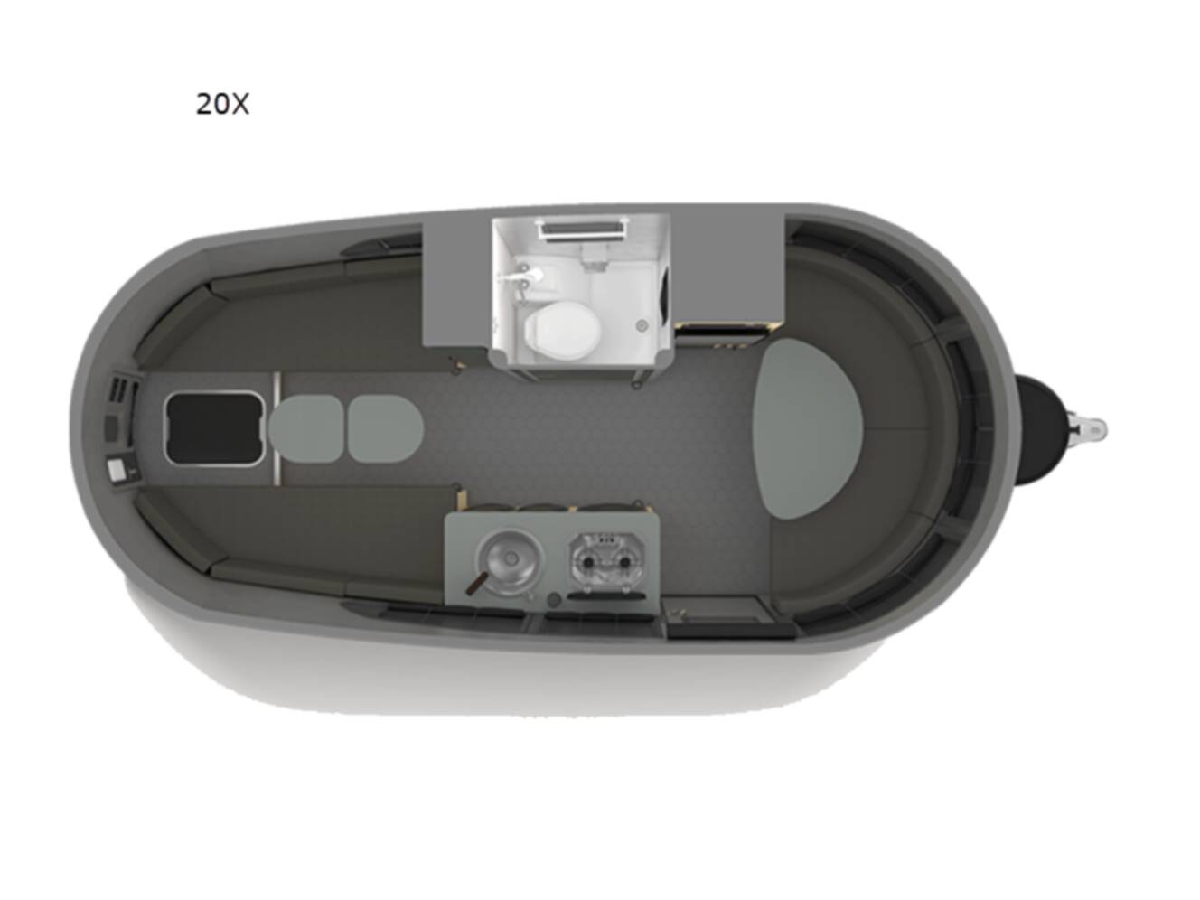 A photo of this 2025 Airstream REI Special Edition Basecamp 20X