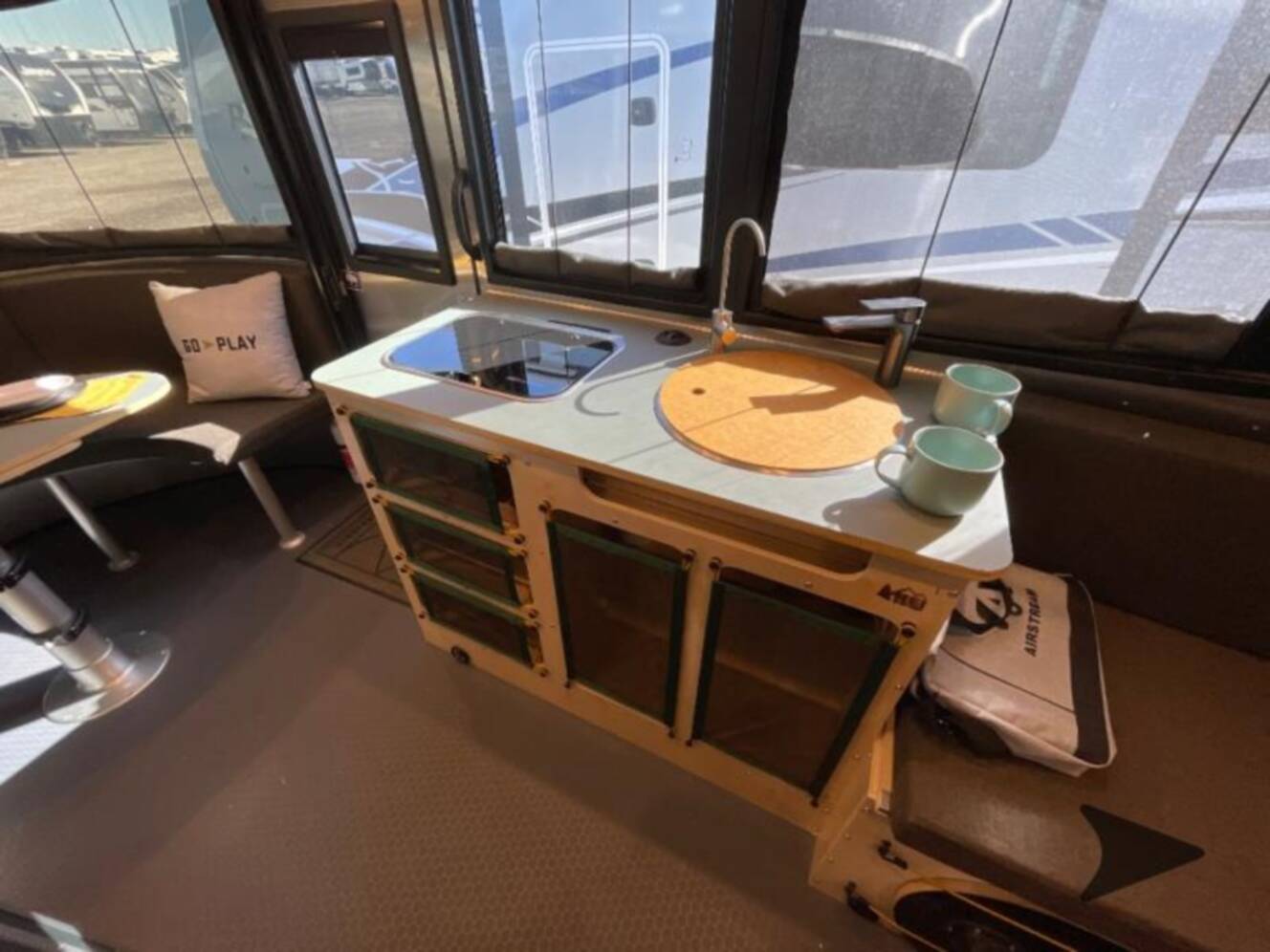A photo of this 2025 Airstream REI Special Edition Basecamp 20X