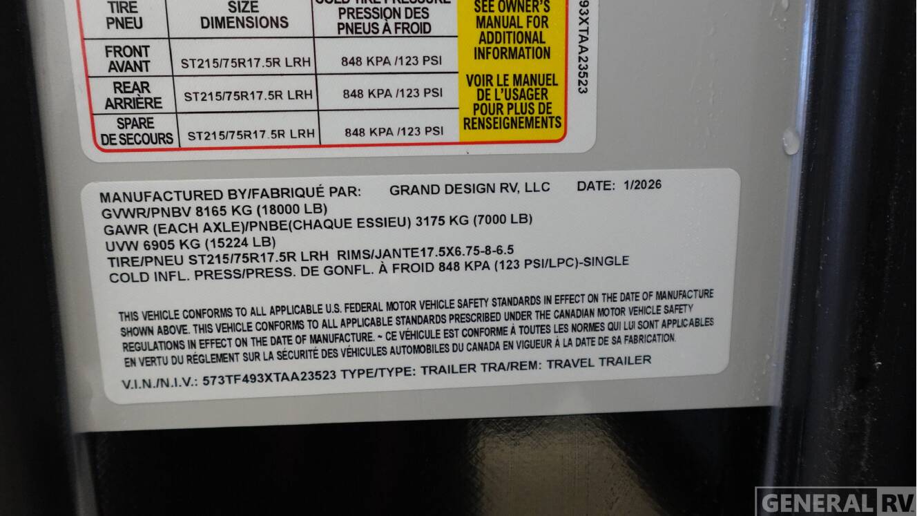 A photo of this 2026 Grand Design FOUNDATION 42GD