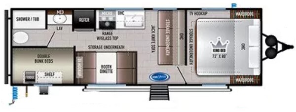 2021 Forest River Silver Lake 27KNS in boutte LA