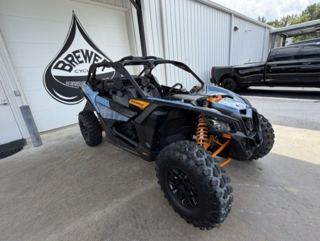 2025 Can-Am Maverick X3 DS Turbo Scandi Blue & Orange Crush in henderson NC