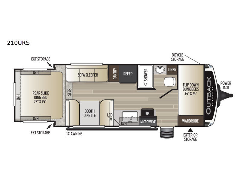 2019 Keystone Rv Outback Ultra Lite 210URS in melbourne FL