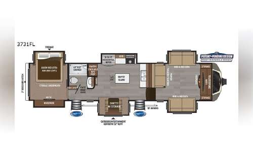 2018 Keystone Rv Montana 3731FL in chillicothe OH
