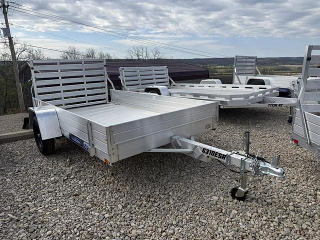 2027 ALUMA 63x10 ESA Single Axle with Tailgate Utility Traile in Frankfort, OH