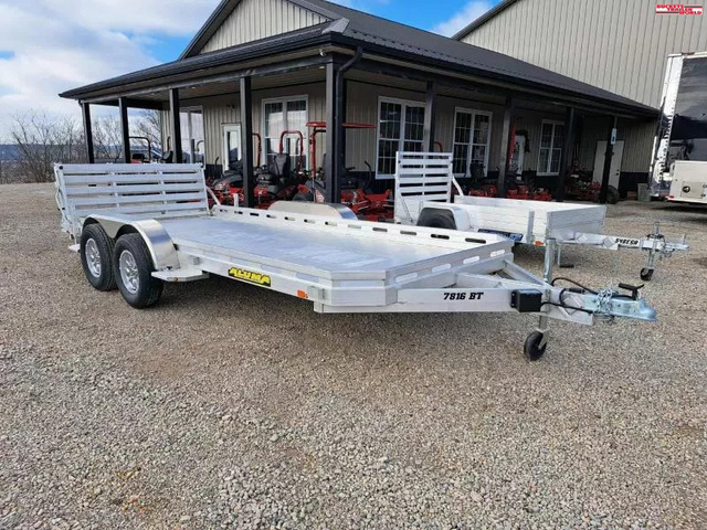 2027 ALUMA 78x16Tandem Axle with Brakes and Bi-fold Tailgate in Frankfort, OH
