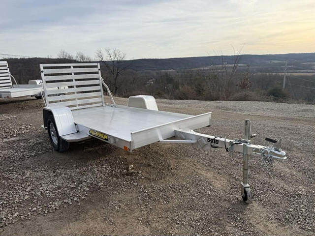 2027 ALUMA 54x10 Single Axle Straight Tailgate Utility Traile in Frankfort, OH