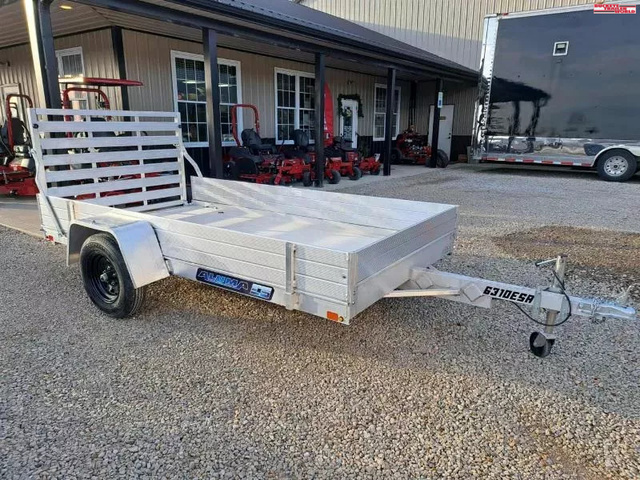 2027 ALUMA 63x10 ESA Single Axle with Tailgate Utility Traile in Frankfort, OH
