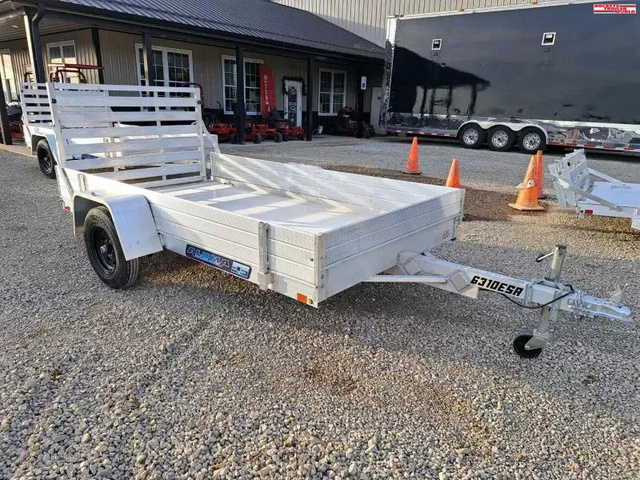 2027 ALUMA 63x10 ESA Single Axle with Tailgate Utility Traile in Frankfort, OH