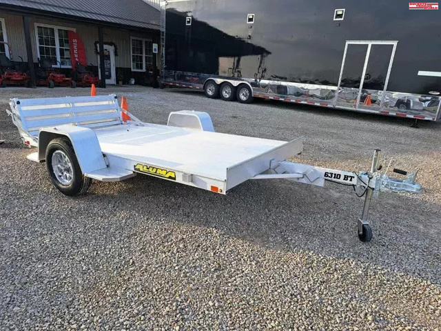 2027 ALUMA 63x10 Single Axle with Bi-fold Tailgate Utility Tr in Frankfort, OH