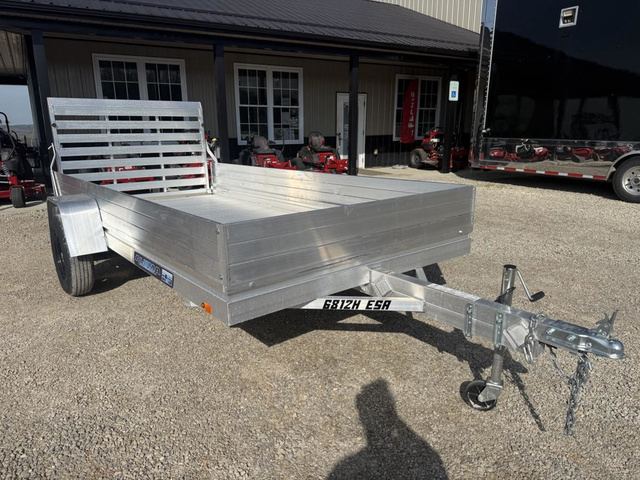 2027 ALUMA 68x12 ESA Heavy Duty Single Axle with Straight Tai in Frankfort, OH