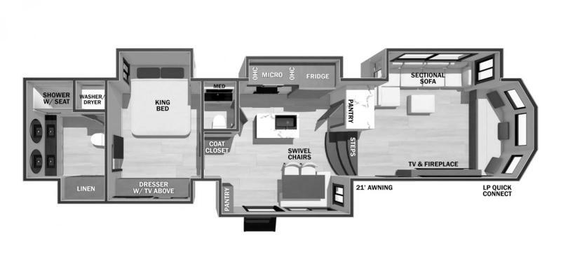 2026 Forest River Cedar Creek Cottage Destination Fifth Wheel 413FWC 413C in sturgeon bay WI