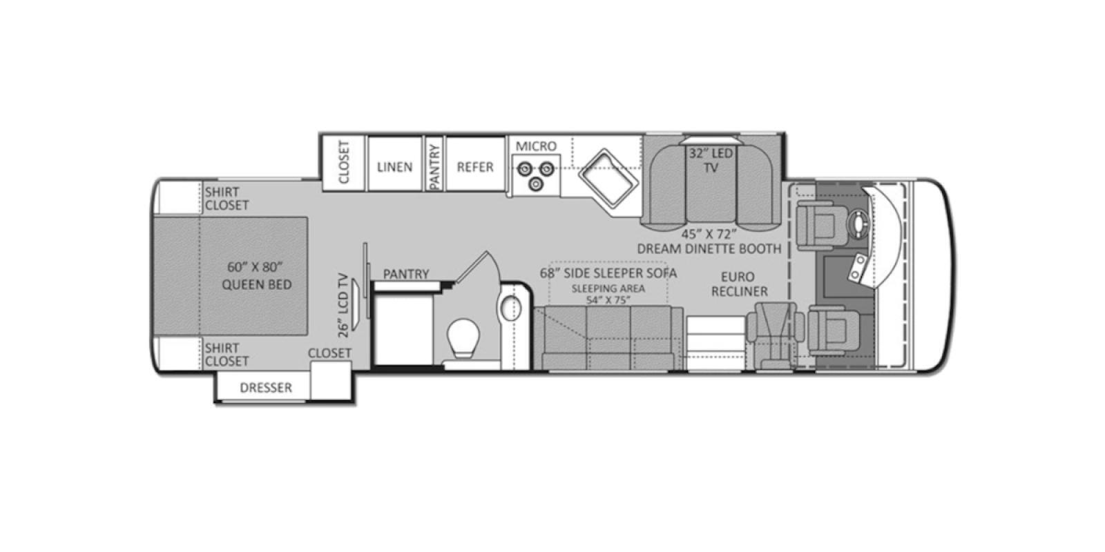A photo of this 2013 Thor Motor Coach Palazzo 33.2