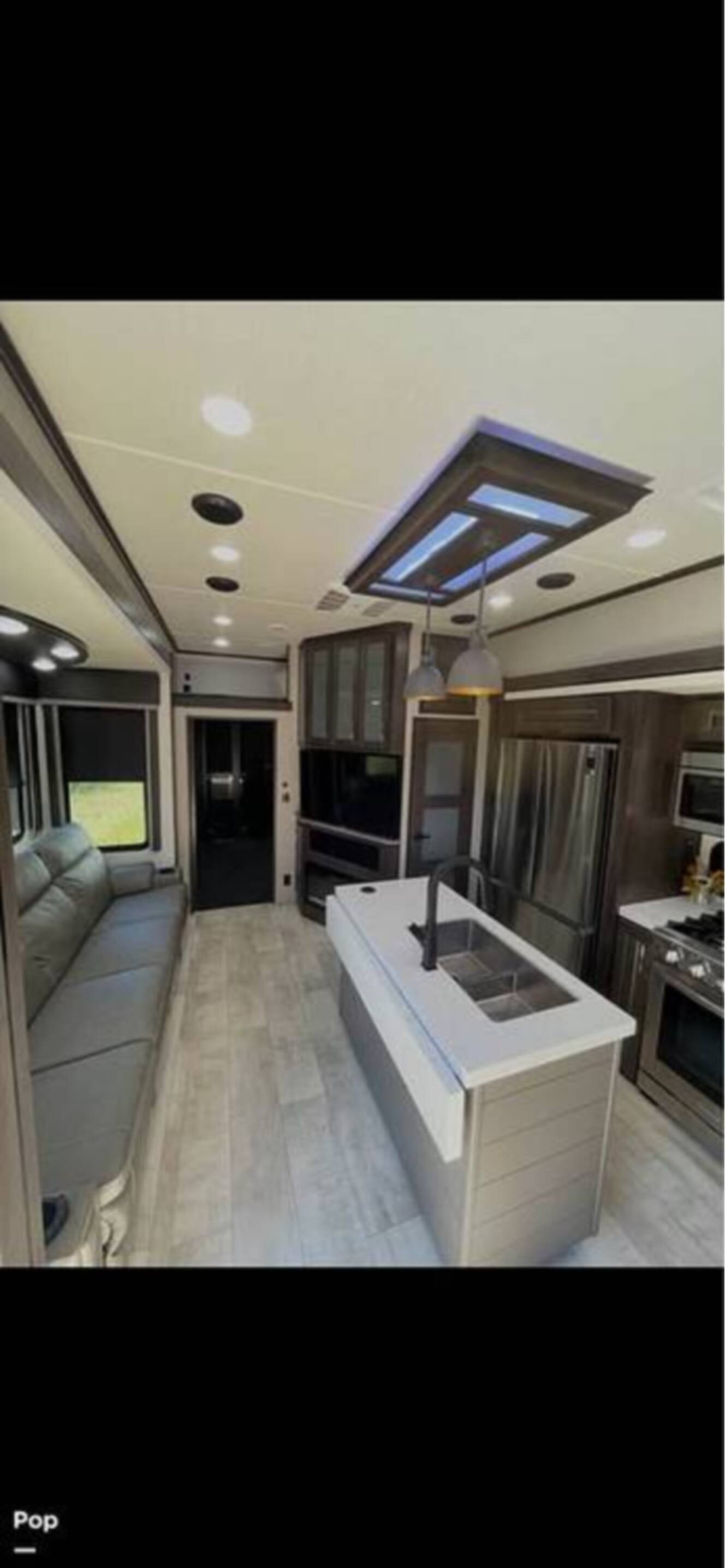 A photo of this 2022 Grand Design Momentum 351M